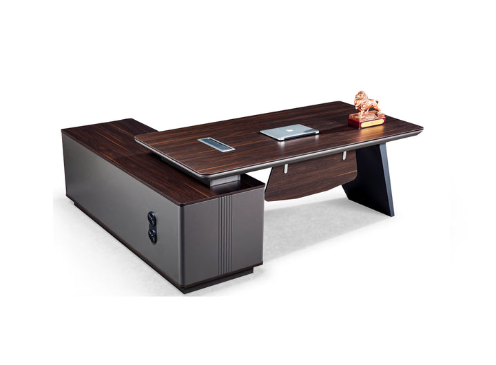 Corner desk with hutch/ corner work station/ L shaped desk A008