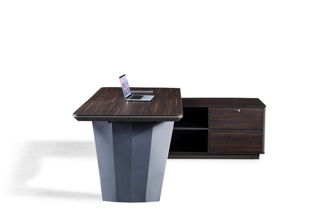 Corner desk with hutch/ corner work station/ L shaped desk A008