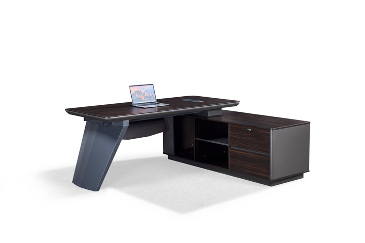 Corner desk with hutch/ corner work station/ L shaped desk A008