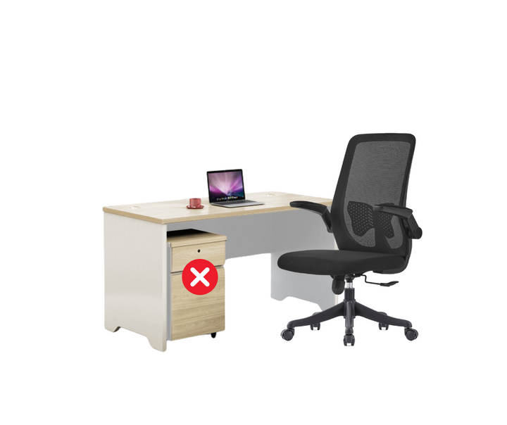 Compact Office Desk with chair combo