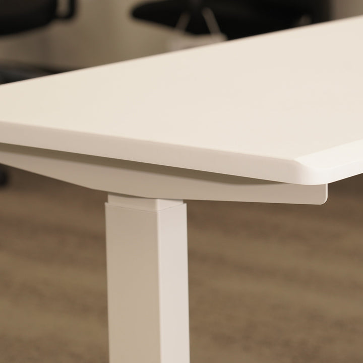 L-Shaped Corner Adjustable Standing Desk with Dual Motors