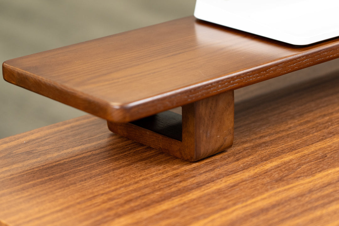 Solid Wood Monitor Riser -  Walnut