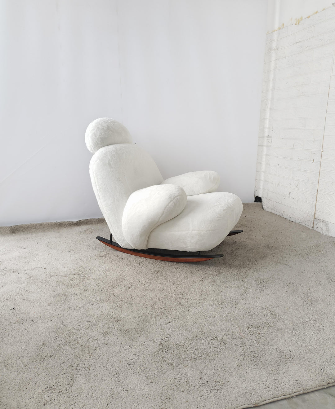 MASON TAYLOR Small Wing Shape Sofa Chair- White replica