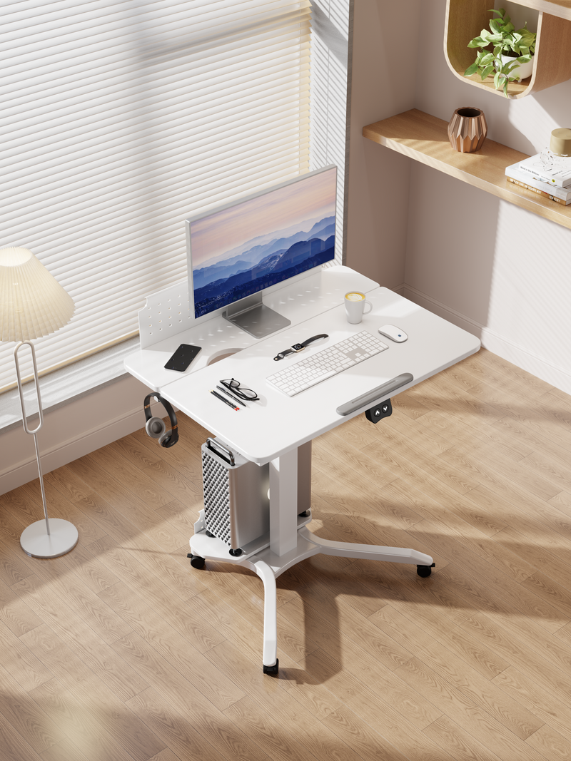 2. Desk One Mobile Drafting Sit Stand Desk